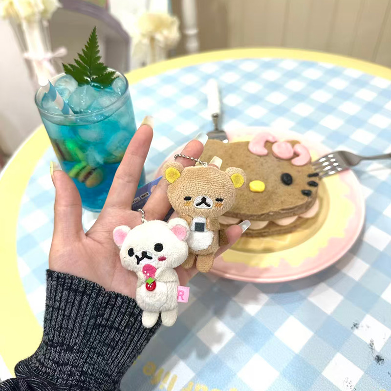 Vintage Collectible Bears - Винтажный плюшевый брелок Rilakkuma: милый медвежонок