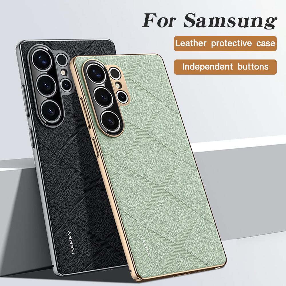 Camera Leather Case - Кожаное покрытие для Samsung S25 Ultra