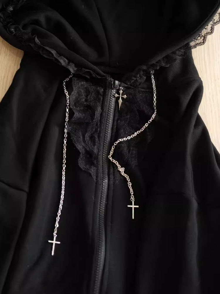Худи на молнии в стиле Y2K, ам – обзор и цена Vintage Zip Hoodie