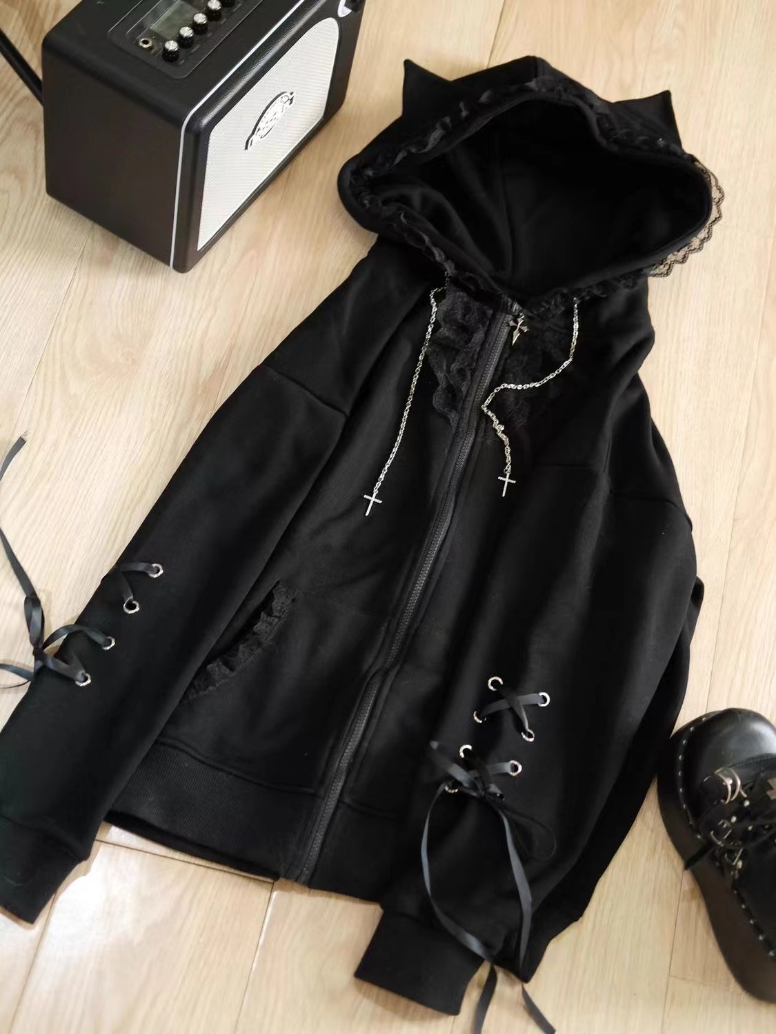 Женская верхняя одежда в стиле – обзор и цена Vintage Zip Hoodie