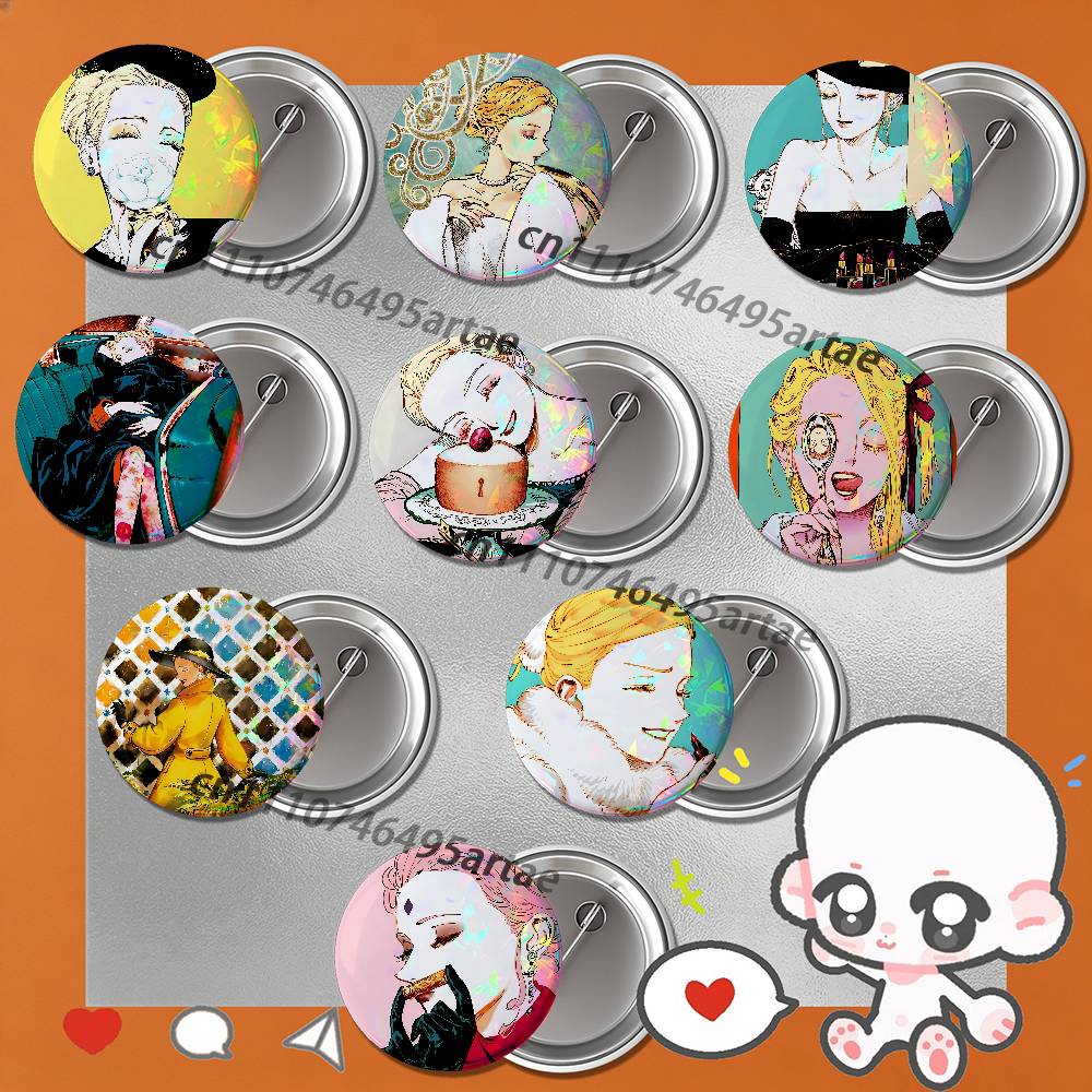 Значки V-Veil Emma в стиле ани – обзор и цена Collectible Vintage Brooches