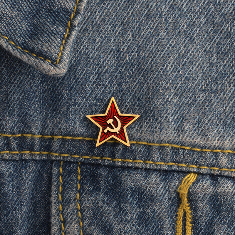 СССР значок с красной звездой, – обзор и цена Collectible Vintage Brooches